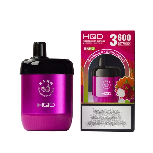 HQD Bang Strawberry Dragonfruit (hqd Бенг Клубника Драгонфрут)